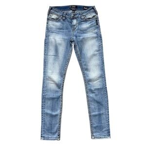 Silver Jeans Tuesday Mid Skinny Super Stretch Denim 2010's Style - W27/L31